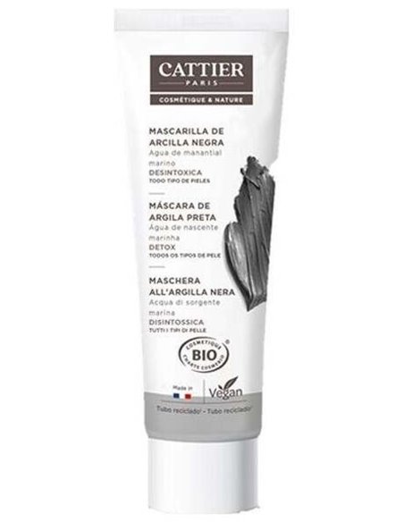 Mascarilla Arcilla Negra (Todo Tipo Pieles) 100Ml de Cattier