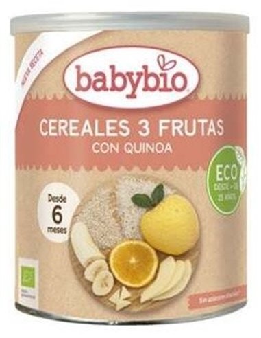 Cereales 3 Frutas Con Quinoa 6Meses 220Gr Bio S/A de Babybio