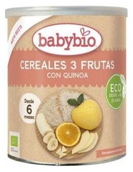 Cereales 3 Frutas Con Quinoa 6Meses 220Gr Bio S/A de Babybio