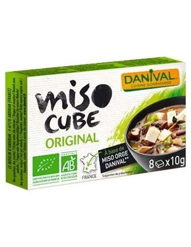 Caldo De Miso Cubitos 8Udsx10Gr. Bio de Danival