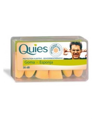 Tapones Espuma Color Carne 6Ud. Quies de Quies