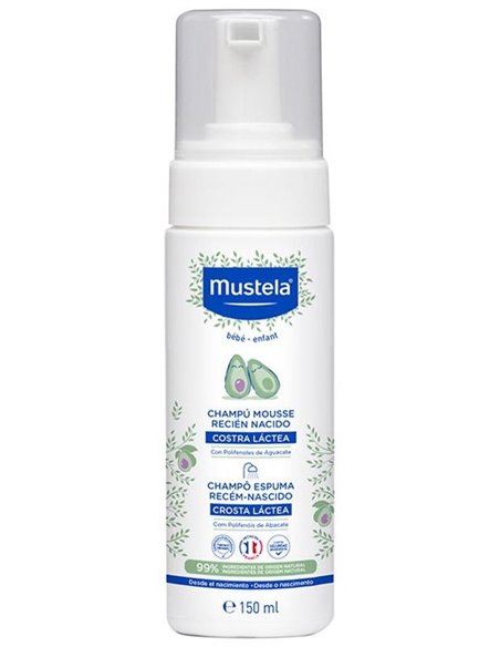 Champu Mousse Recien Nacido 150Ml. de Mustela