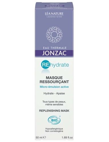 Rehydrate Mascarilla Revitalizante  50Ml. Bio de Jonzac Eco-Bio