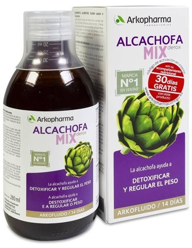Arkofluido Alcachofa Mix Detox 280Ml. Bio de Arkopharma