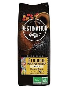 Café Etiopía Moka 100% Arabica Molido 250Gr. Bio de Destination