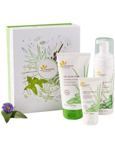 Cofre Aloe Vera Espuma +Gel Aloe+Crema Hidratante de Fleurance Nature