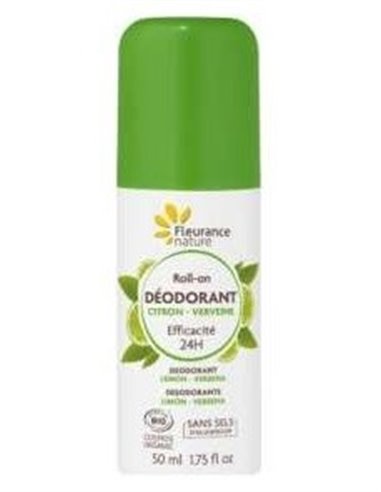 Desodorante Limon-Verbena Roll-On 50Ml. Vegan de Fleurance Nature