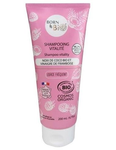 Champu Vitality Coco Y Vinagre De Frambuesa 200Ml. Bio de Born To Bio