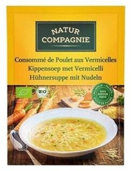Sopa De Pollo Con Fideos 12Sbrsx40Gr. de Natur Companier