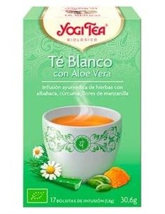 Yogi Tea Te Blanco  Aloe Vera 17 Bolsitas de Yogi Tea