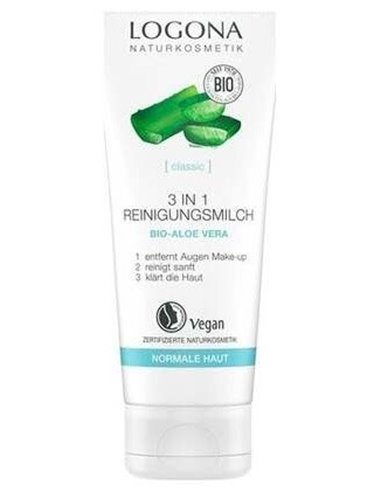 Leche Limpiadora 3En1 Aloe Vera 100Ml. de Logona