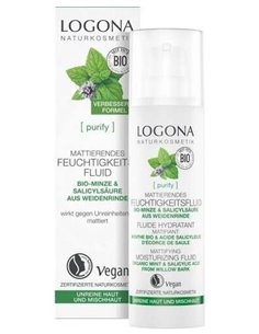 Fluido Hidratante Matificante Menta 30Ml. de Logona