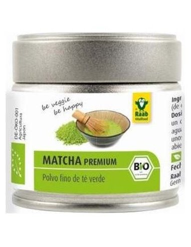 Té verde Matcha Bio, polvo 30g de Raab Vitalfood