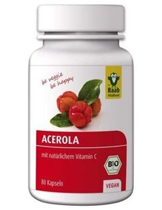 Acerola 500Mg 80 Cap Vegan Sg de Raab Vitalfood