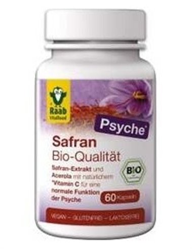 Azafran Con Acerola 500Mg 60Cap. Bio Sg Vegan de Raab Vitalfood
