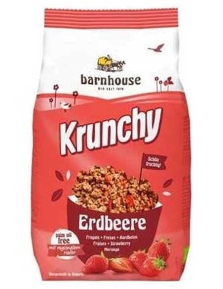 Muesli Krunchy Fresas 375  Gr Bio de Barnhouse