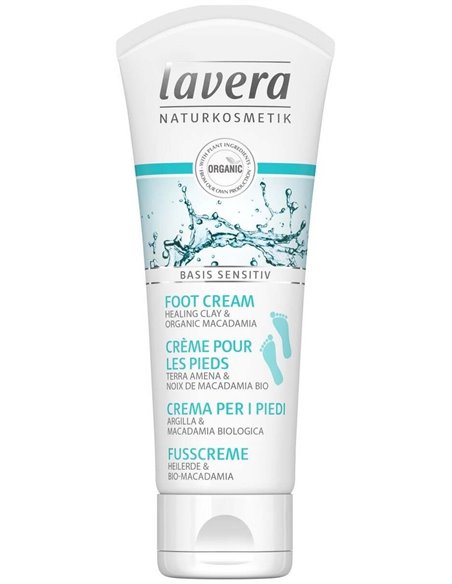 Crema Pies Ac. Macadamia+Arcilla 75Ml. Bio de Lavera
