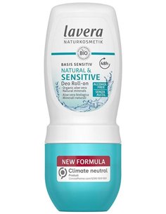 Desodorante Roll-On 48H Basis Sensitiv 50Ml. Bio de Lavera