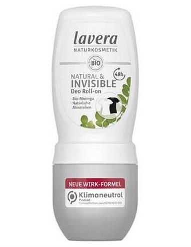 Desodorante Roll-On 48H Invisible & Natural 50Ml. de Lavera