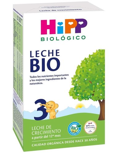 Leche 3 De Crecimiento Bio 500 g  de Hipp
