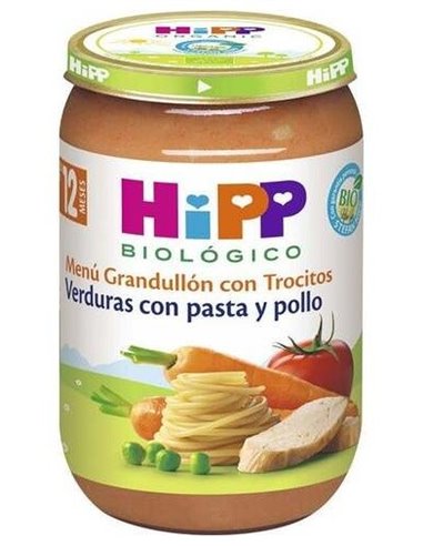 Tarrito De Verduras Con Pasta Y Pollo Bio 220 g  de Hipp