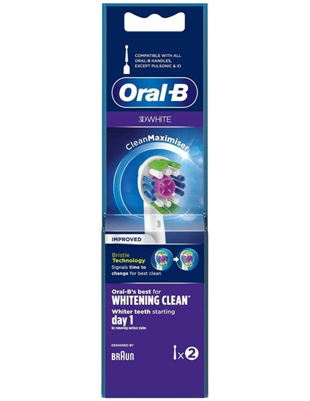 Oral-B Recambio Cepillo Elec 3D White 2 Un de Oral-B