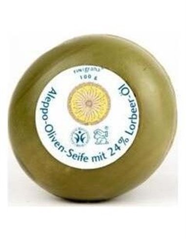 Jabon En Pastilla Alepo 24%+Laurel 100Gr. Bio de Savon Du Midi