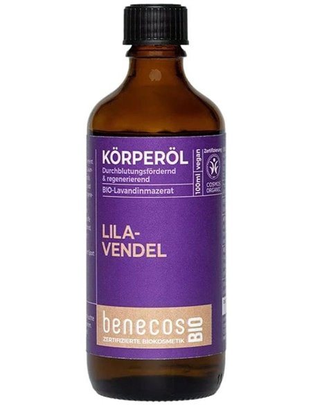Aceite Corporal Lavanda 100Ml. Bio Vegano de Benecos