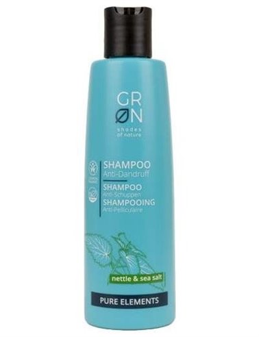 Champú Anti-Caspa Sensibles Ortiga y Sal Marina,250ml pure Elements de Grn