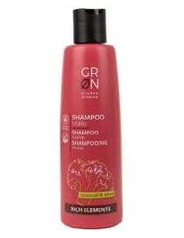 Champú Revitalizante Cabello Seco Brócoli y Aceite de Oliva,250ml Rich Elements de Grn