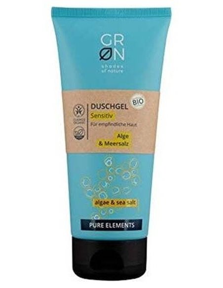 Gel de Baño Sensibles Chlorella y Sal Marina,200ml Pure Elements de Grn
