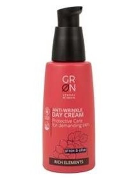 Crema de Día Intensa Anti-Arrugas Aceite Pepita de Uva y Oliva,50mlRich Element de Grn