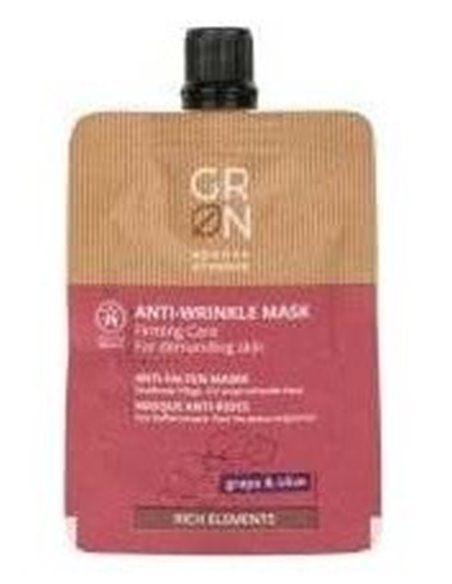 Mascarilla Antiarrugas Reafirmante Pepita de Uva y Oliva,40ml Rich Elements de Grn