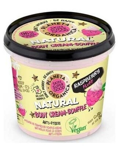 Crema De Suffle Corporal Raspberry Fluff 360Ml. de Skin Super Good