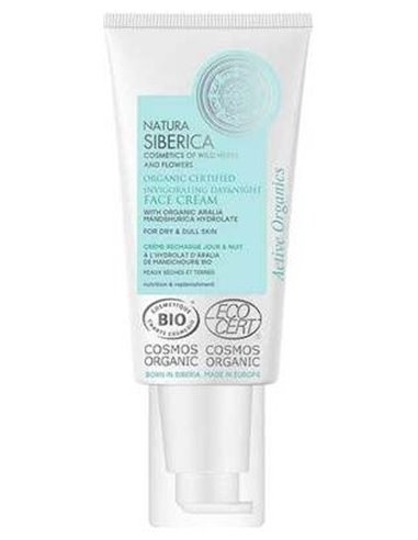 Crema Facial Dia-Noche Vigorizante Piel Seca 50Ml. de Natura Siberica