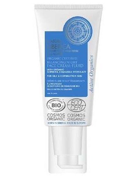 Crema Facial Noche Equilibrante Piel Grasa-Mixta de Natura Siberica