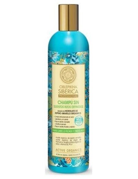 Oblepikha Champu Rizos Definidos Sin Sulfato 400Ml de Natura Siberica