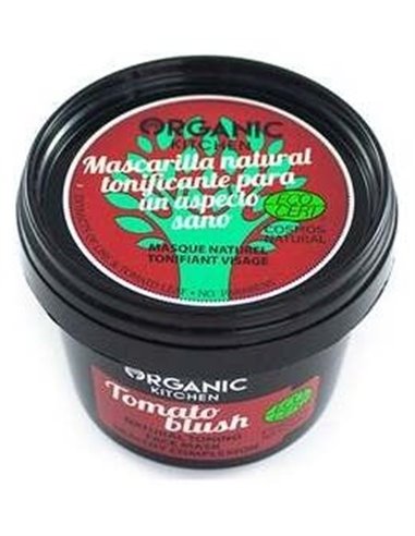 Tomato Blush Mascarilla Facial Tonificante 100Ml. de Organic Kitchen