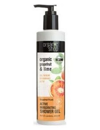 Gel De Ducha Vigorizante Pomelo-Lima 280Ml. de Organic Shop
