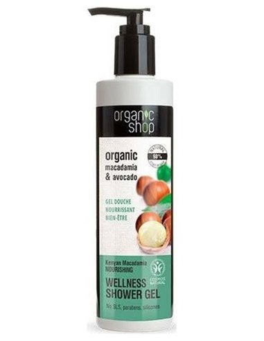 Gel De Ducha Nutritivo Macadamia-Aguacate 280Ml. de Organic Shop