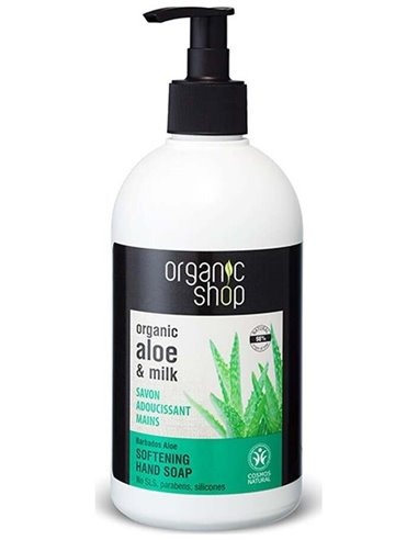 Jabon De Manos Suavizante Aloe-Leche 500Ml. de Organic Shop
