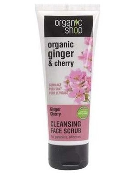 Peeling Facial Limpiador Jengibre Y Cerezas 75Ml. de Organic Shop