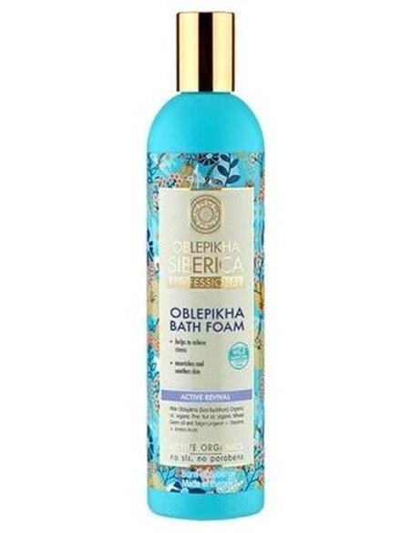 Oblepikha Espuma De Baño Energizante 550Ml de Natura Siberica