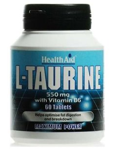 L-Taurina 550 Mg 60 Comp de Health Aid