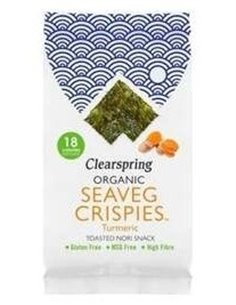 Alga Nori Con Curcuma Snack 4Gr. de Clearspring