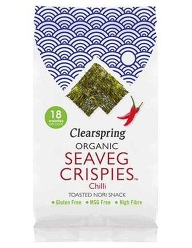 Alga Nori Tostada Con Chili Snack 4Gr. de Clearspring