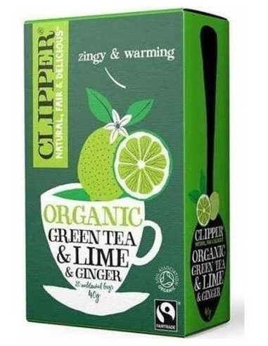 Te Verde Con Lima Jengibre Infusion 20Bolsitas Bio de Cupper