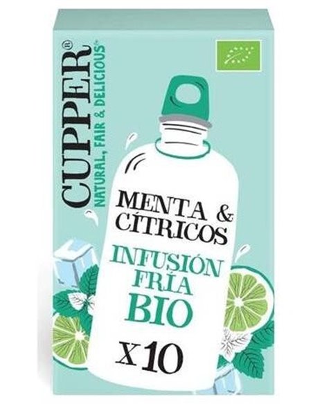 Menta Y Citricos Infusion Fria 10Bolsitas. Bio de Cupper