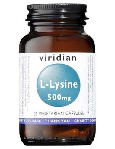 L-Lisina 500Mg. 30Cap. de Viridian