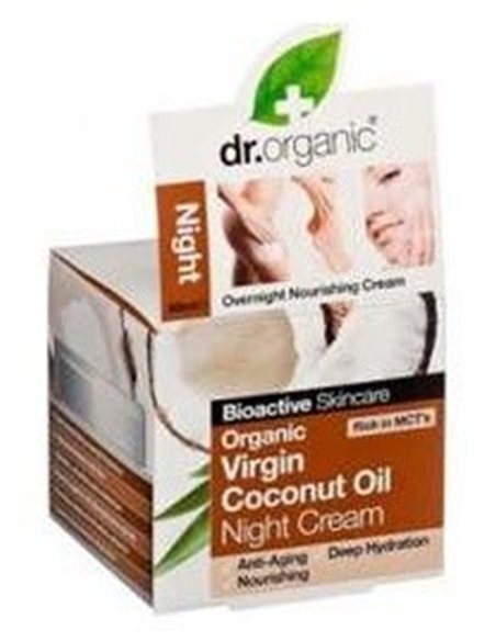 Crema De Noche Aceite De Coco 50 Ml. de Dr. Organic